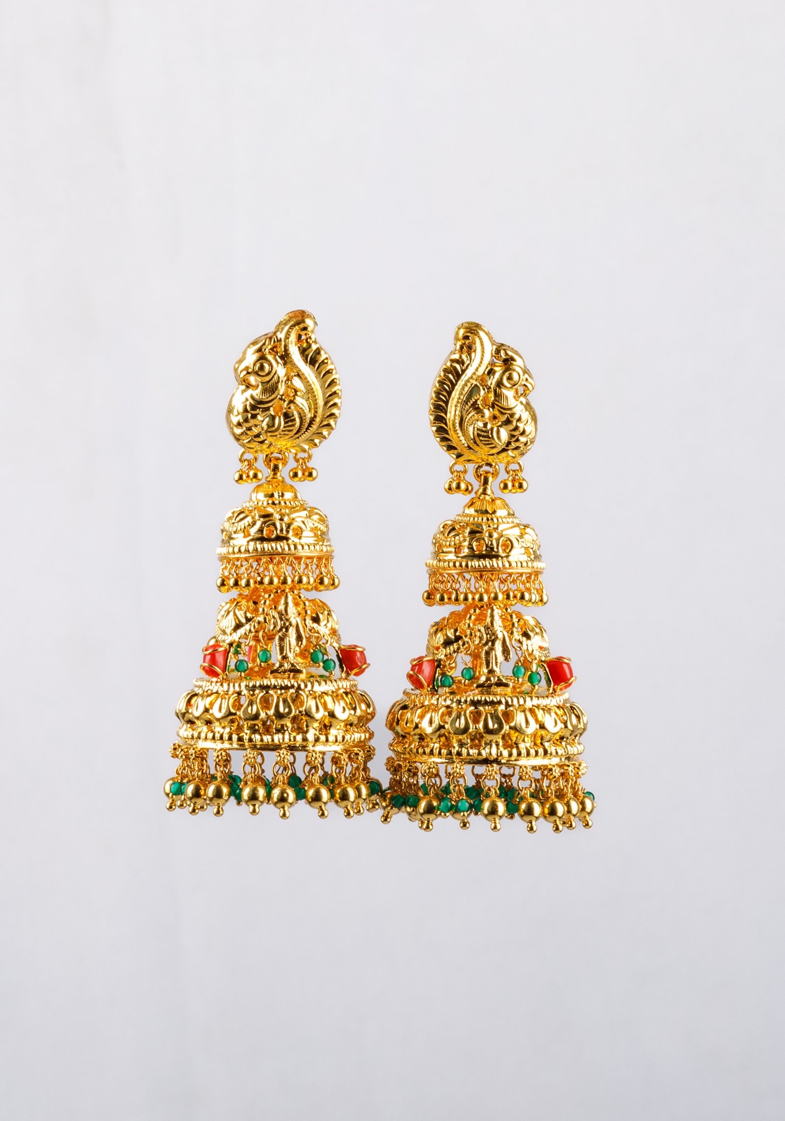 Gold Earrings - Silver jewellery Puducherry
